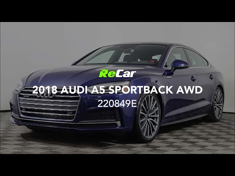 2018 AUDI A5 SPORTBACK AWD - 220849E