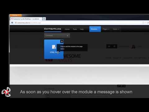 Drag and Drop Modules in DotNetNuke