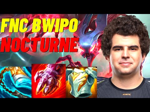 FNC BWIPO PLAYS NOCTURNE VS IRELIA TOP |EUW CHALLENGER PATCH 11.5| [League of Legends] Full Gameplay