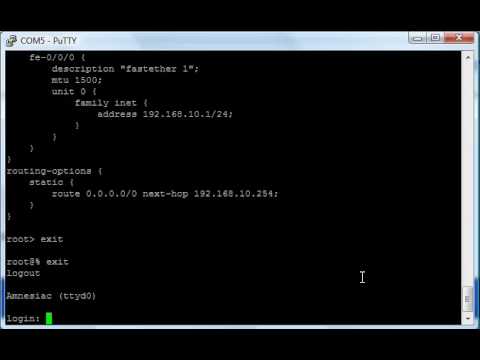Introduction to Junos Part 6