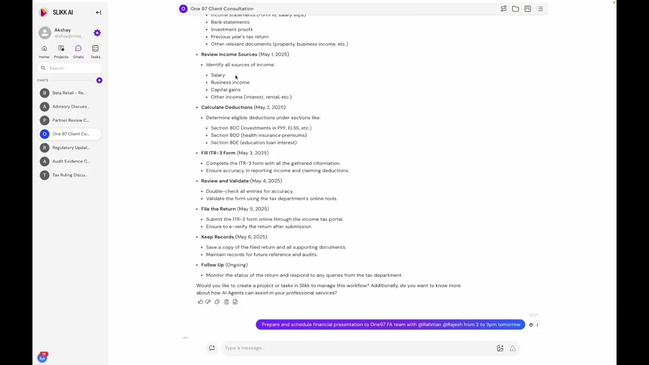 AI Agents for Tax Consulting Companies