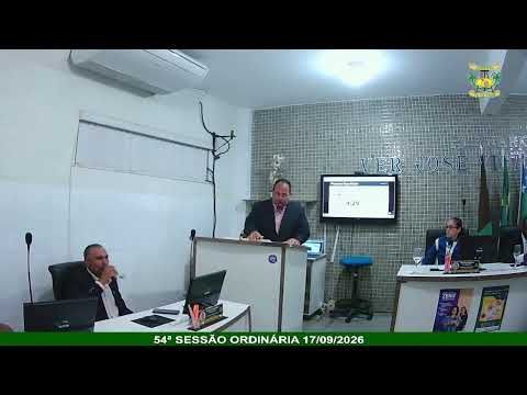 54ª SESSÃO ORDINÁRIA 17/09/2026