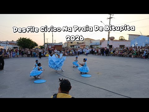 DESFILE CÍVICO DAS ESCOLAS DO MUNICÍPIO DE BARROQUINHA NA PRAIA DE BITUPITÁ CEARÁ 2026 #desfile 