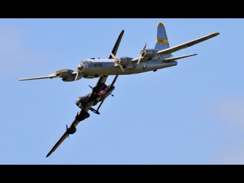 5 x GIANT SCALE RC BOMBERS DISPLAY - GUSTING 25mph - LMA SLEAP AIRFIELD MODEL AIRCRAFT SHOW - 2023