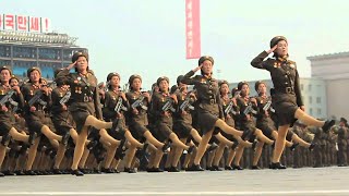 North Korea&#39;s Slow Motion Military - North Korea parade in Slow Motion