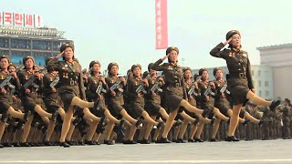 North Korea&#39;s Slow Motion Military - North Korea parade in Slow Motion