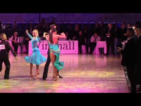 WDSF Youth Latin 1/8 cha cha Ilia Shvaunov - Veronika Grishina