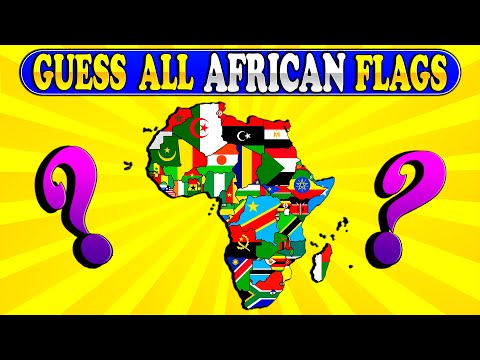 Guess and Learn ALL 54 FLAGS Of AFRICA 🌎/CHALLENGE YOURSELF!