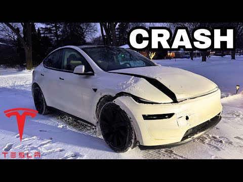 My New 2026 Tesla Model Y Juniper CRASHED