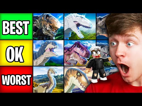 Ranking EVERY DINOSAUR in JURASSIC BLOCKY