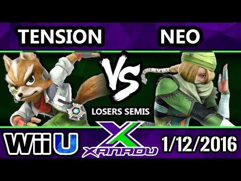S@X 132 - Neo (Sheik) Vs. ARC | Tension (Fox) SSB4 Losers Semis - Smash Wii U - Smash 4