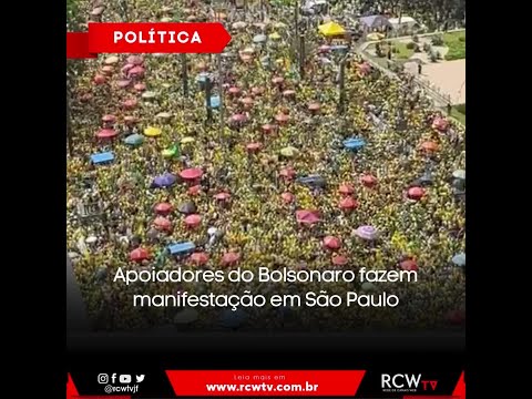 Apoiadores do Bolsonaro fazem manifestação em São Paulo