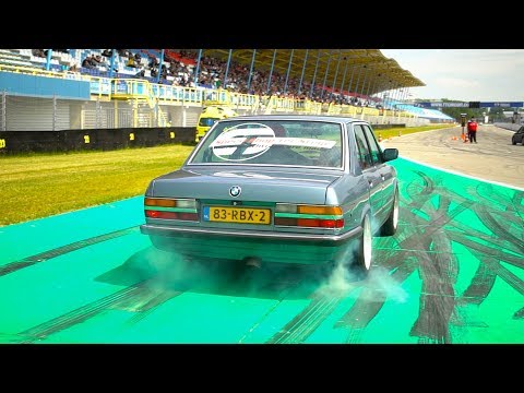 Thumbnail for 560HP BMW E28 Turbo! BURNOUTS and DRAG RACING! by BMW E28