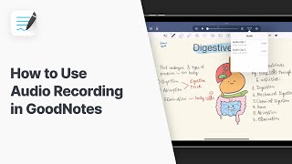 How to Use Audio Recording in GoodNotes