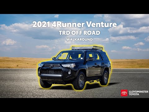 2021 Toyota 4Runner 4WD in Black for sale at Lloydminster Toyota in Lloydminster, AB
