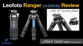 Leofoto Ranger LS-223CEX Tripod: Using a Leveling base & L-Plate to capture seam