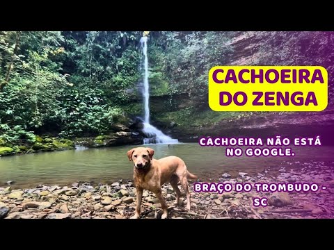 Cachoeira do Zenga ou Cachoeira Ribeirão Vitória - Braço do Trombudo - Santa Catarina