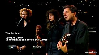 The Partisan -Leonard Cohen Concert in Austin Texas 31.10.1988