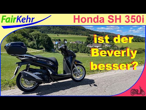 Beverly besser als Honda SH 350? - Fahrt zum Flugplatz