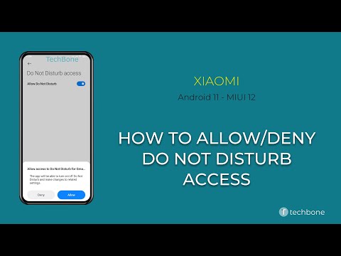 How to Allow/Deny Do not Disturb access - Xiaomi [Android 11 - MIUI 12]