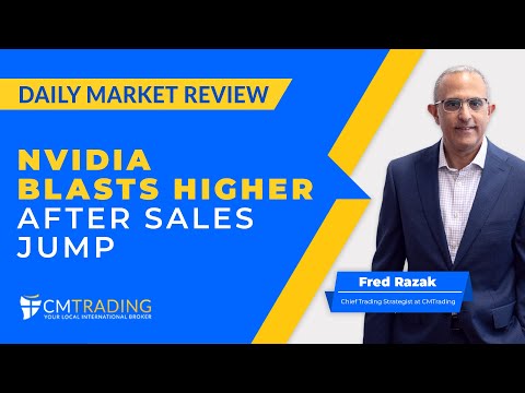 CMTrading Daily Market Review August 24th, 2023 - Nvidia blasts higher after sales jump.