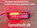 Združené LED svetlo 12/24V - pravé s LED pracovným svetlom ECE - Video Youtube