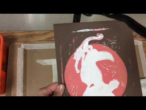 Multiblock  Linoleum Printing