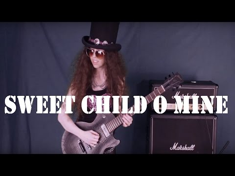 GUNS N ROSES - SWEET CHILD O' MINE - GUITAR COVER by VIOLET HEART
