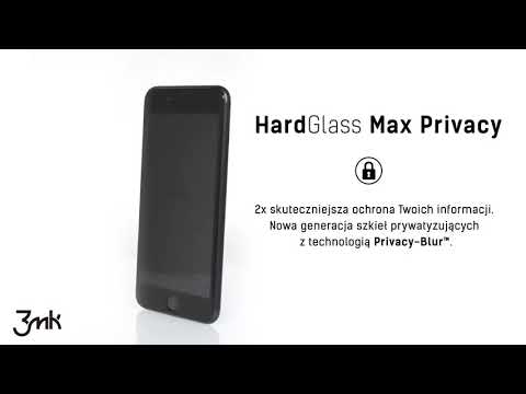 3mk HardGlass Max Privacy - rewelacyjne szkło hartowane prywatyzujące przeglądanie danych w tłumie.