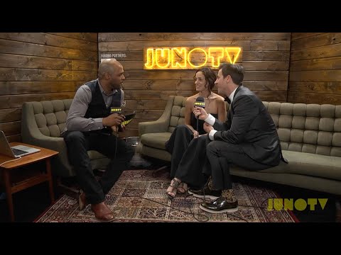 Chantal Kreviazuk and Raine Maida - Backstage at the 2014 JUNO Awards