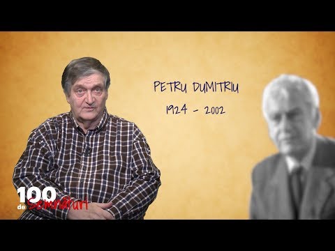 100 de semnături. Petru Dumitriu (06 05 2018)