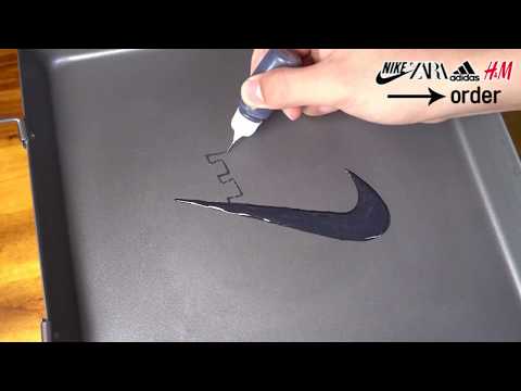 Brand Logos Pancake art - Nike, Zara, Adidas, H\\u0026M