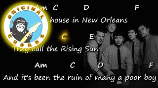 Download lagu The Animals - House of the Rising Sun - Chords & Lyrics mp3