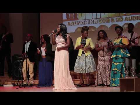 UNAJIBU MAOMBI by Sister MICHELINE Kabemba Perform at MEGA CONCERT of Brother Saido the Worshiper