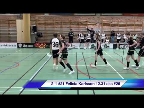 Highlights Damer Div.1 Skåne Åstorp/Kvidinge IBS - IBK Lund 2-5