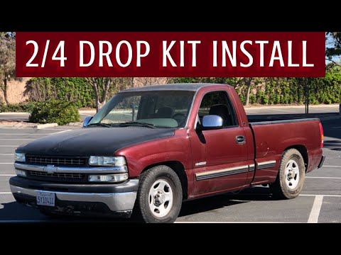 Installed a 2/4 DROP KIT On my 1999 NBS single cab ( from lifted to lowered)