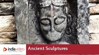 Ancient Sculptures at Naggar Castle in Kullu