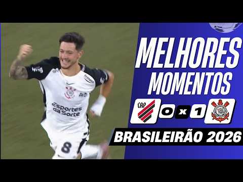 Golaço de Rodrigo Garro! Athletico-PR x Corinthians | Melhores Momentos | Brasileirão 2026