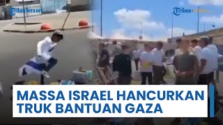 Tak Hanya Batasi Bantuan Kemanusiaan Gaza, Israel juga Perintahkan Warganya Hancurkan Truk Bantuan