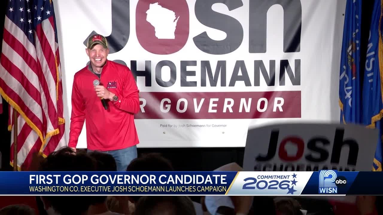 Republican Josh Schoemann announces bid for Wisconsin governor in 2026