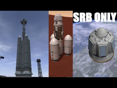Duna And Back Using SOLID FUEL Only! KSP [stock]
