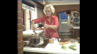 Mary Berry makes vegetable soup | How to make Vegetable soup | Afternoon plus | 1983