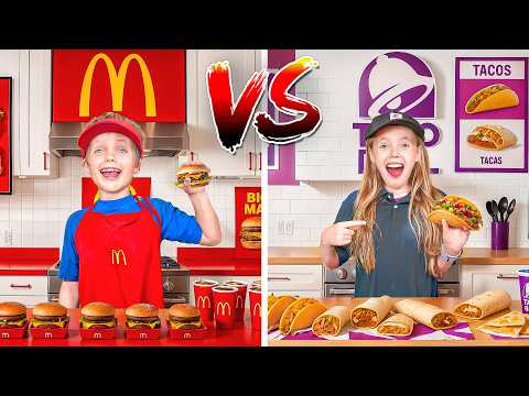 We Opened A Real Restaurant In Our House! | Fun Squad