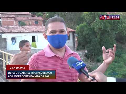 Obra de galeria traz problemas aos moradores da Vila da Paz 16 07 20
