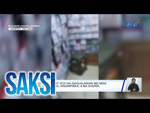 Daan-daang CD at VCD na naglalaman ng mga maseselang video, kinumpiska; 4 na suspek,… Saksi