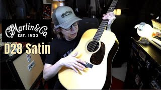 Video thumbnail for Oh Me Oh My!!! The Martin D28 Satin by Jon is just TOO LouD!!