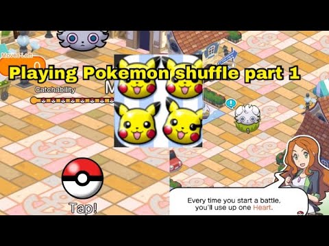 Playing Pokemon Shuffle Part 1