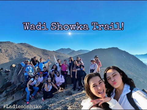 Wadi Showka Hiking Trail with girls 😍