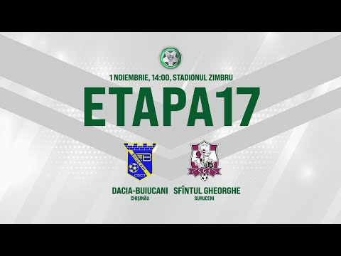 LIVE: DIVIZIA NAȚIONALĂ,Etapa 17,DACIA-BUIUCANI  - FC SFÎNTUL GHEORGHE  01.11.2020, 14:00