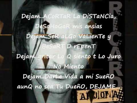 Déjame Decir Que Te Amo — Ricardo Arjona | Last.fm